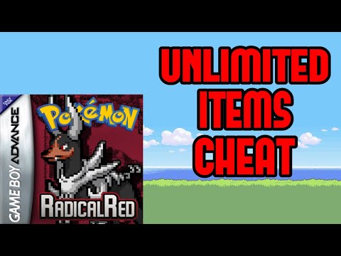 Pokemon Radical Red Some Key Items - Just Some Cheat Codes