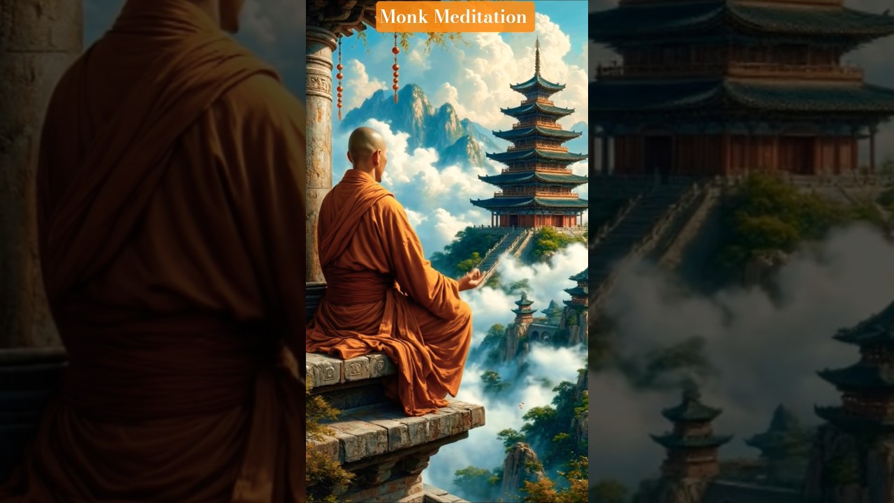 When Silence Becomes Power | Monk Meditation in the Mountains 🧘‍♂️⛰️ 