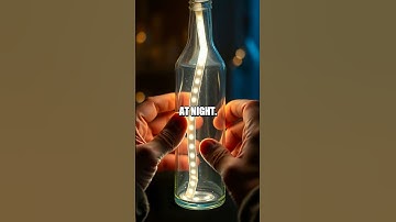 Upcycled Luminescent Clock from a Wine Bottle