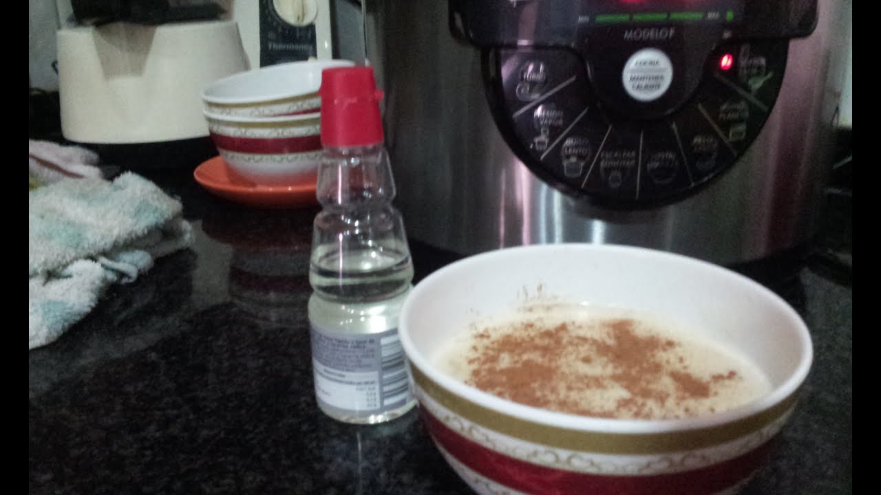 Arroz con leche con edulcorante en olla GM F