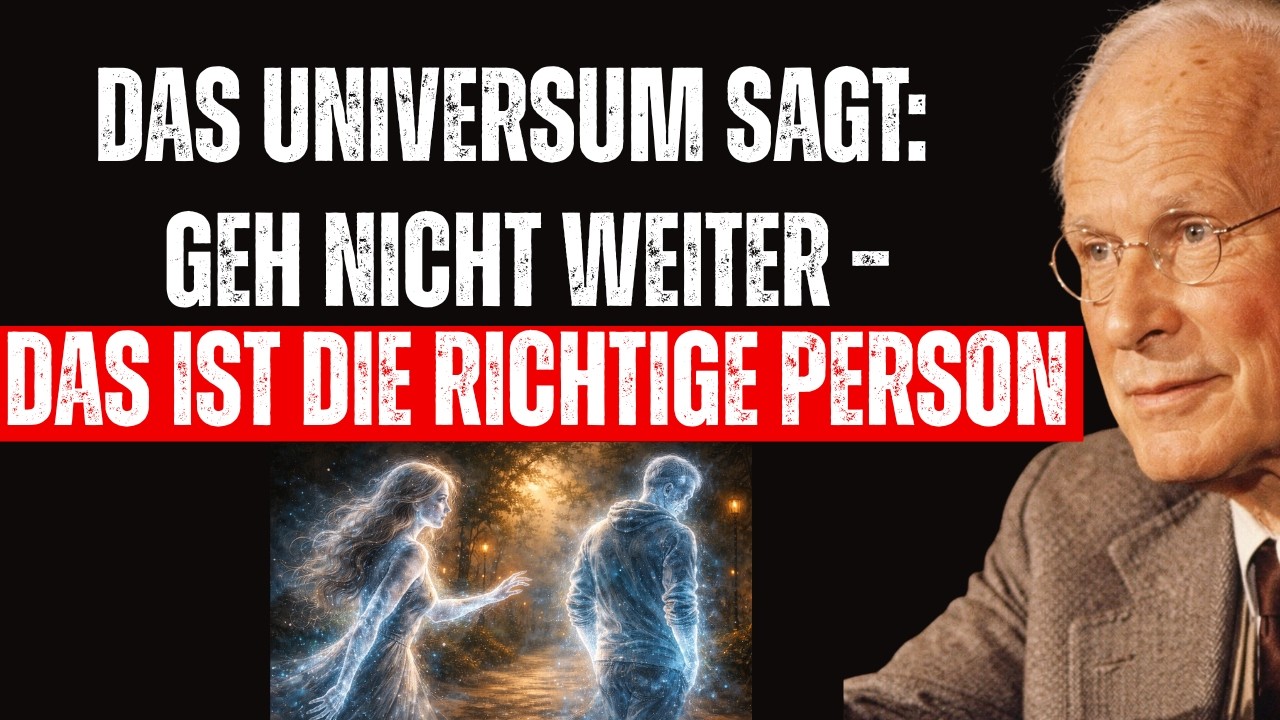 Das Universum sagt dir - Geh nicht weiter – das ist die richtige Person. | Carl Jung