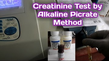 Creatinine Test by Alkaline Picrate Method