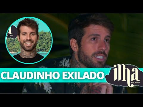 CLAUDINHO MATOS É EXILADO NA ILHA RECORD