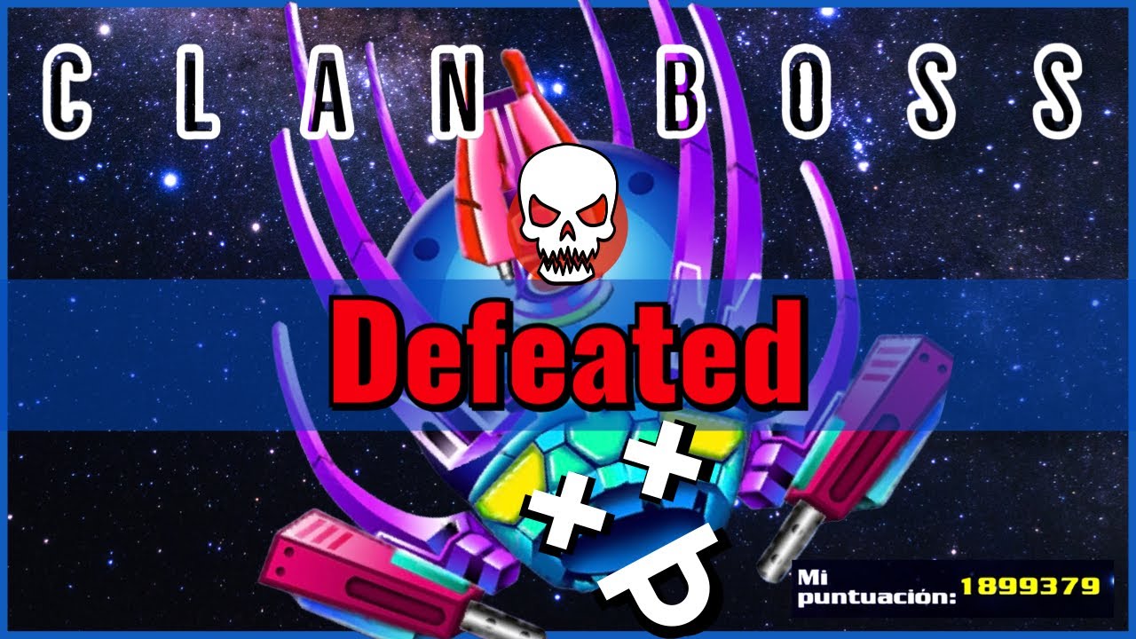 Clan Boss ☠︎Defeated☠︎ ⎮GALAXY ATTACK: Alien Shooter #alienshooter #gaming #boss #games #tutorial