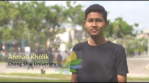 Studying at Cheng Shiu University