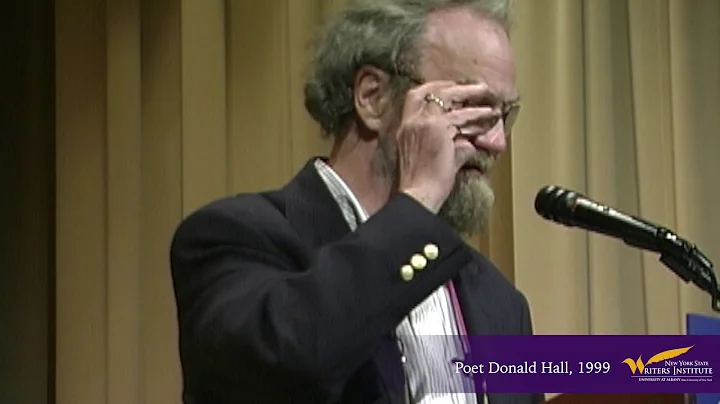 Donald Hall Reads Poems About His Late Wife Jane K...