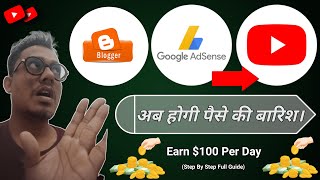 Earn Money With Google Adsense | How To Create Blogging Wordpress Website Full Guide For Beginners