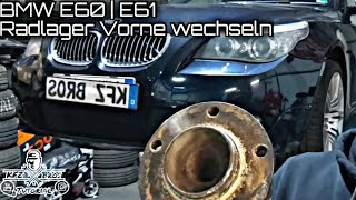 BMW E60 E61 | Radlager Radnabe Vorne wechseln | Drehmomentwerte | Wheel Bearing replacement by Kfz Tutorial Bros 7,973 views 1 year ago 10 minutes, 58 seconds