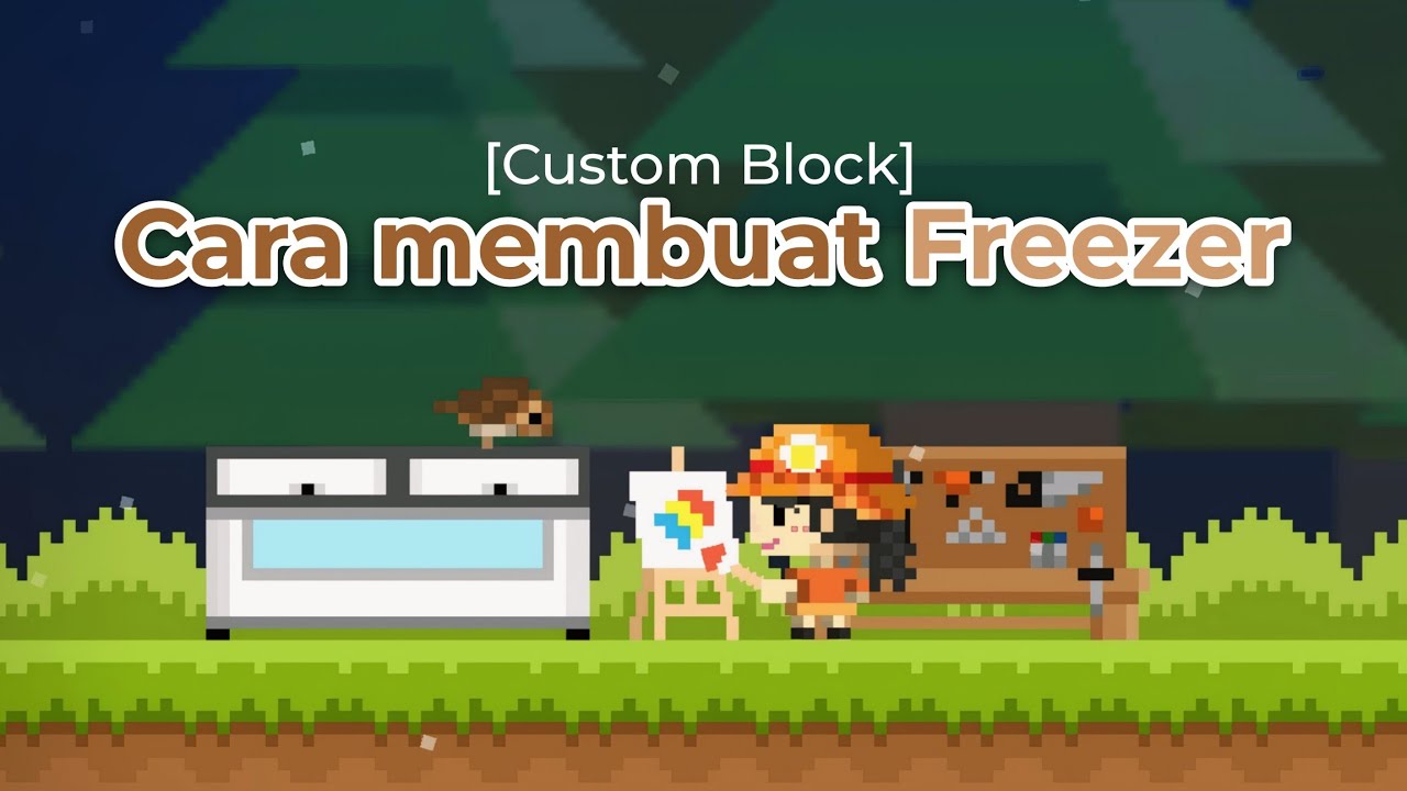Cara membuat Blok Freezer dari Custom Block Boku Boku 🧊 - YouTube