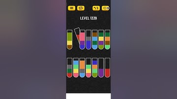 water sort puzzle - level 1339