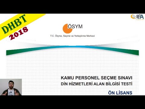 DHBT Çıkmış Soruların Çözümü Full - DHBT-2018