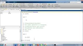 Precedence of operators in Matlab