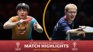Tomokazu Harimoto vs Felix Lebrun | ITTF Mixed Team World Cup 2025 (Stage 2)