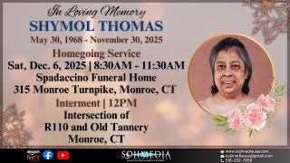 IN LOVING MEMORY OF SHYMOL THOMAS