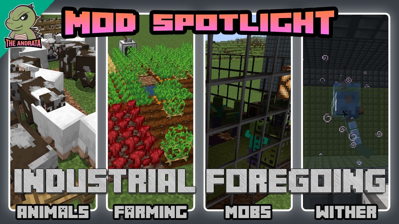 Download Industrial Foregoing Tutorial - Animals, Plants, Mobs, and Wither | Minecraft 1.16.5