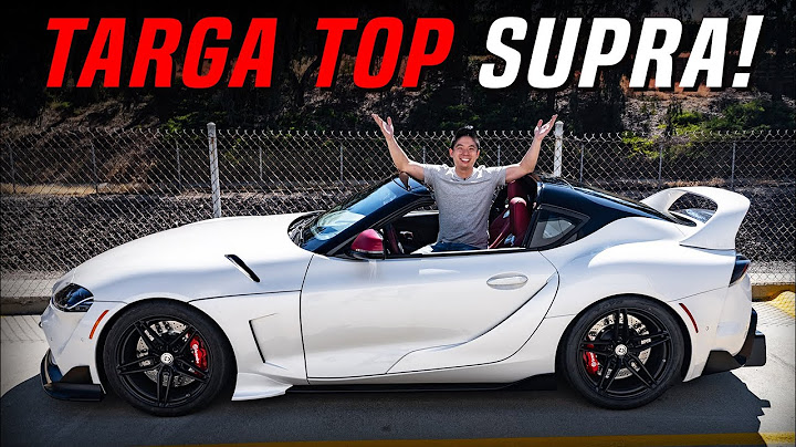Jedyny w swoim rodzaju TARGA TOP Supra MK5!