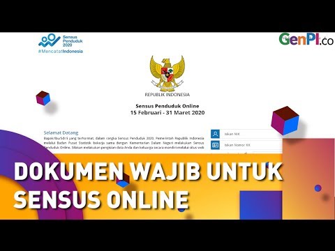 Sensus Penduduk Online bps.go.id: Siapkan Dokumen ini Dulu