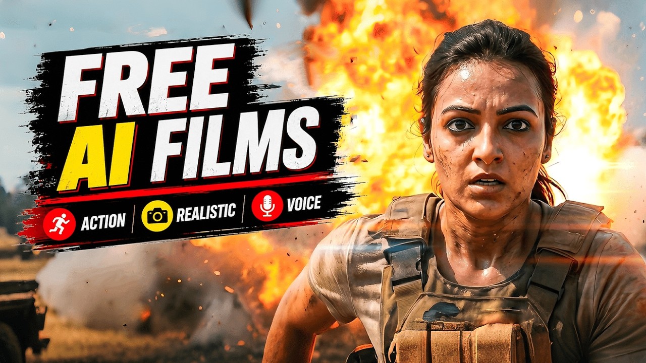 Make FREE AI Films ✨Ultra Realistic + Voice + Action🔥AI Film Making🎬AI Video Kaise Banaye| Ritika AI