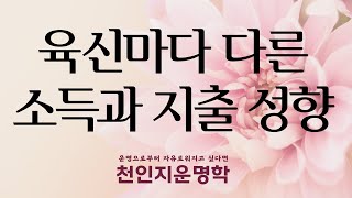 육신마다 다른 소득과 지출 성향