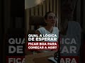 Qual a lógica de esperar ficar boa para começar a agir?