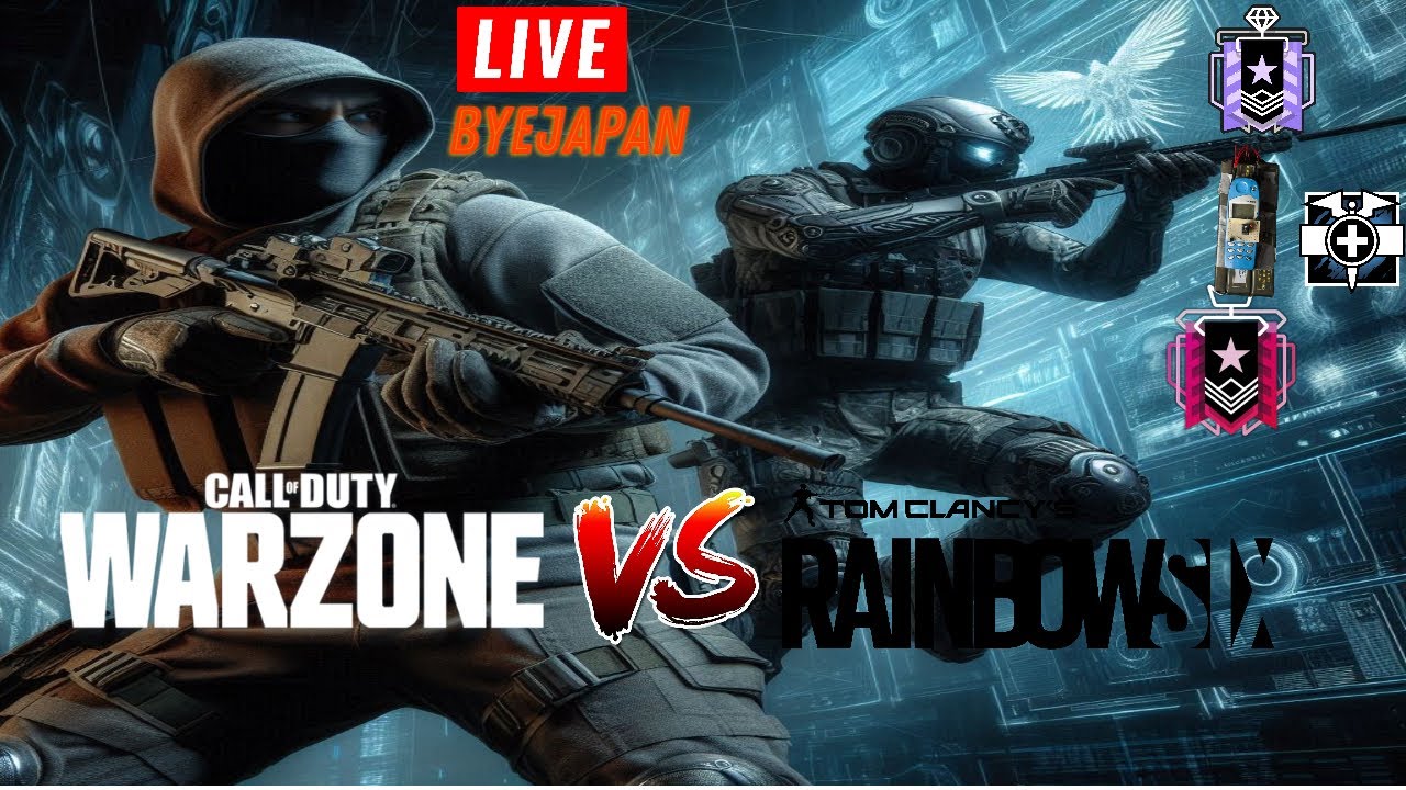 Streaming R6 Customs Vs Call Of Duty Warzone !! - YouTube