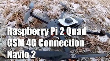 Raspberry Pi 2 Quadcopter, Navio 2 and 4G GSM Connection