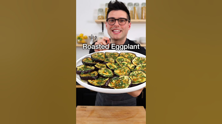 Roasted Eggplant with a twist