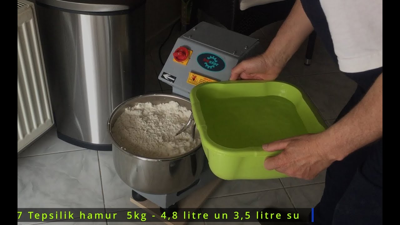 Bosfor 5 kg Hamur Yoğurma Makinesi İlk   Kullanım Az ve Çok Hamur Karıştırma Denemelerim