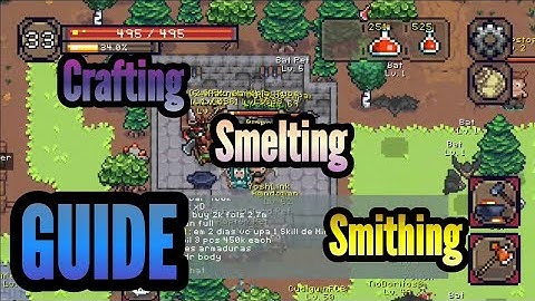 How To Crafting, Smelting & Smithing || Curse Of Aros Guide Gameplay || Android/iOS