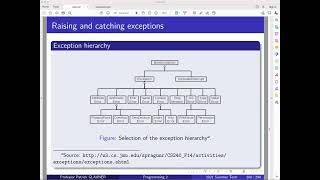 Programming 2: 8th lecture (exception handling)
