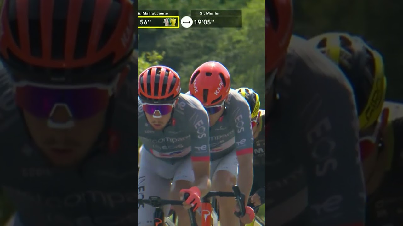 Mathieu van der Poel winning at the Tour again despite some odd tactics in the peloton 💪🇫🇷