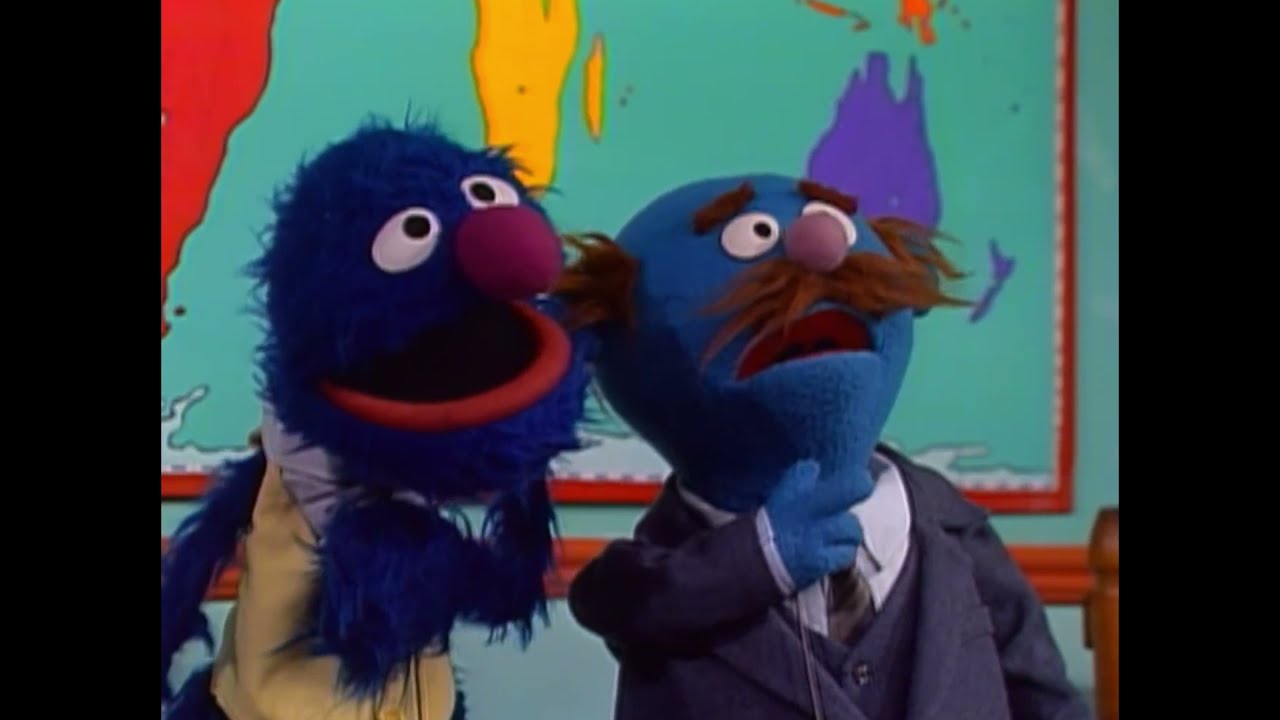 Sesamstraat (10 Voor, Sesame Street) Waiter Grover Trip to South