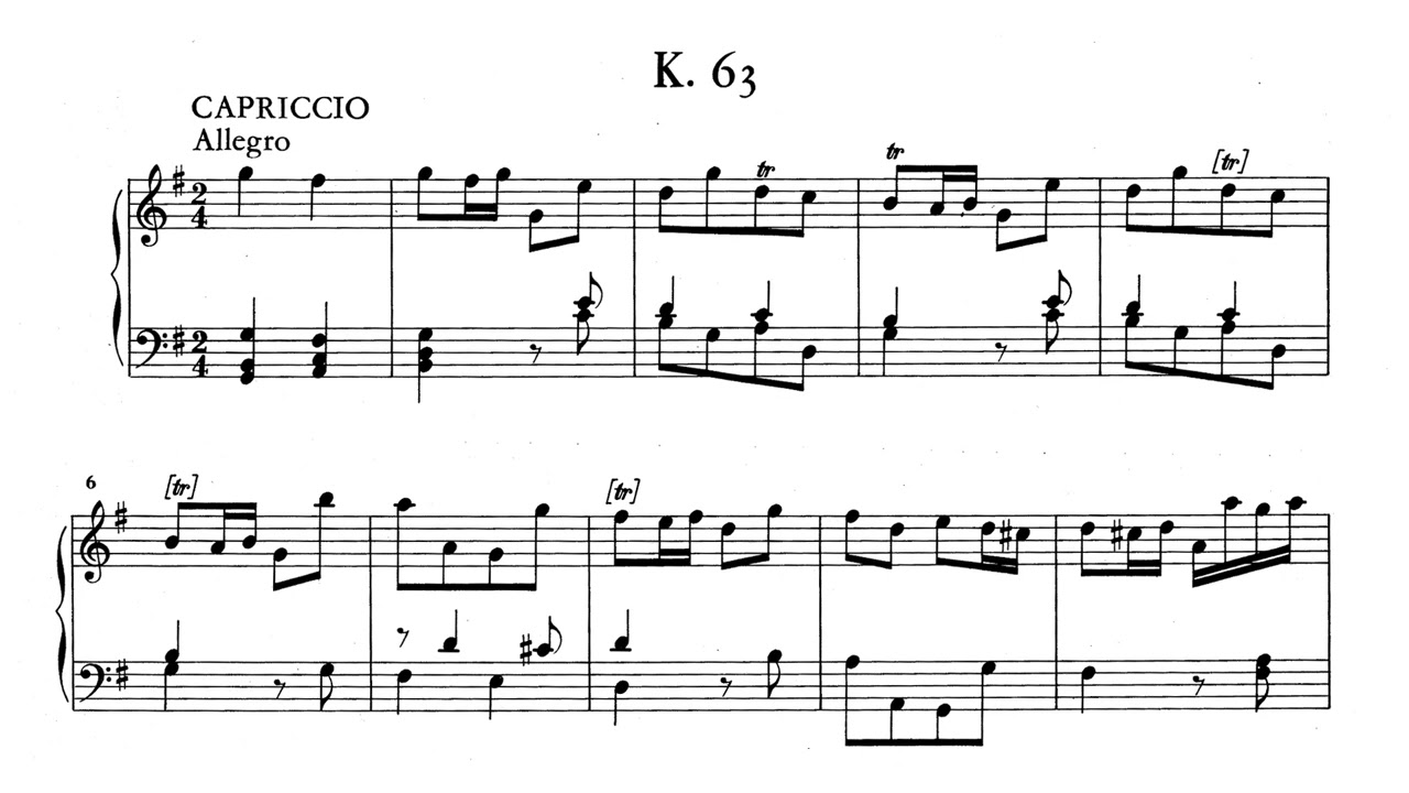 D. Scarlatti - Sonata in G Major, K.63 "Capriccio" (Angela Hewitt)