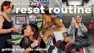 spend the day with me! ☀️ post holiday RESET! Fitness, food, beauty & home reset! | EmmasRectangle