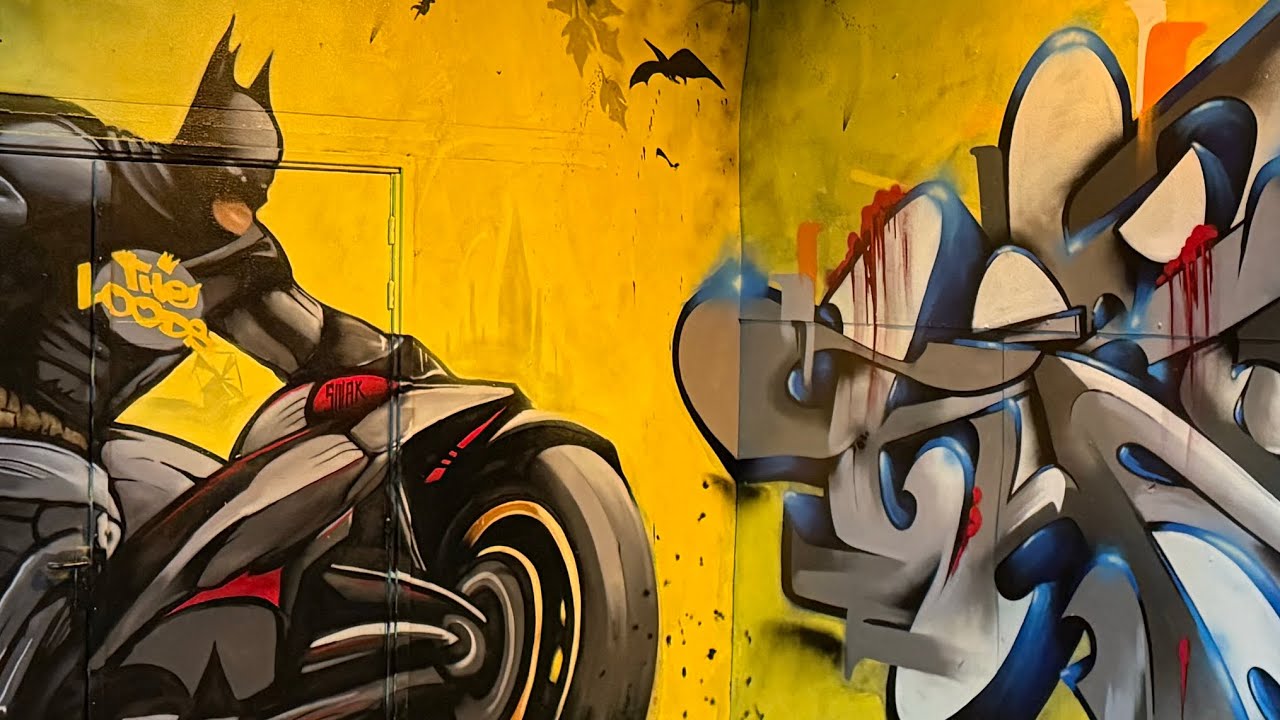 Graffiti Batman Theme | Theron & Silak2Attack |The Loods Roosendaal