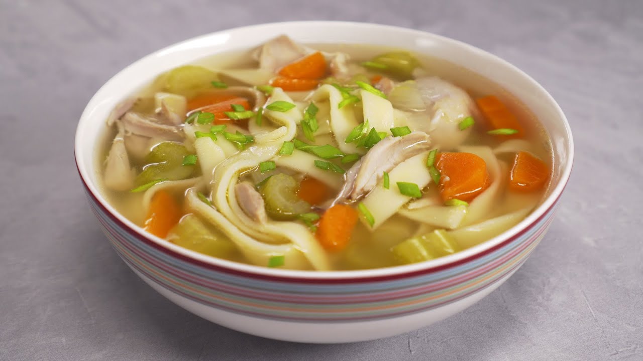 Classic Homemade CHICKEN NOODLE SOUP. Recipe by Always Yummy!