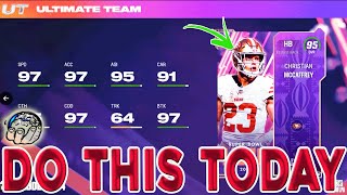 HOW TO GET 99 SPEED CHRISTIAN MCCAFFREY FREE IN MADDEN 24! | Madden 24 Ultimate Team