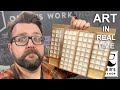 Making a miniature japanese shoji wall  art in real time ep 45