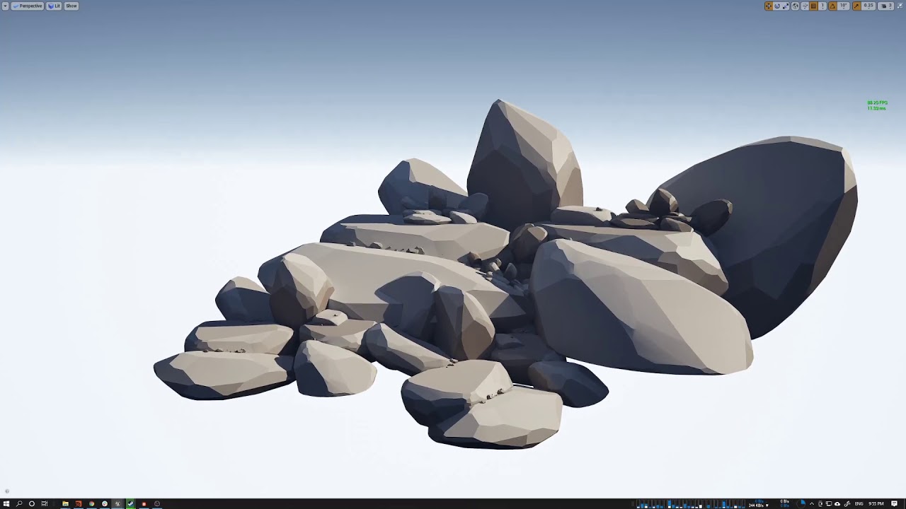 Lowpoly Rocks Exploration