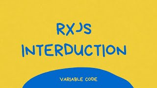 Rxjs Interduction