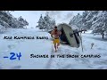 Kar Kampında Banyo | Shower in the snow camping