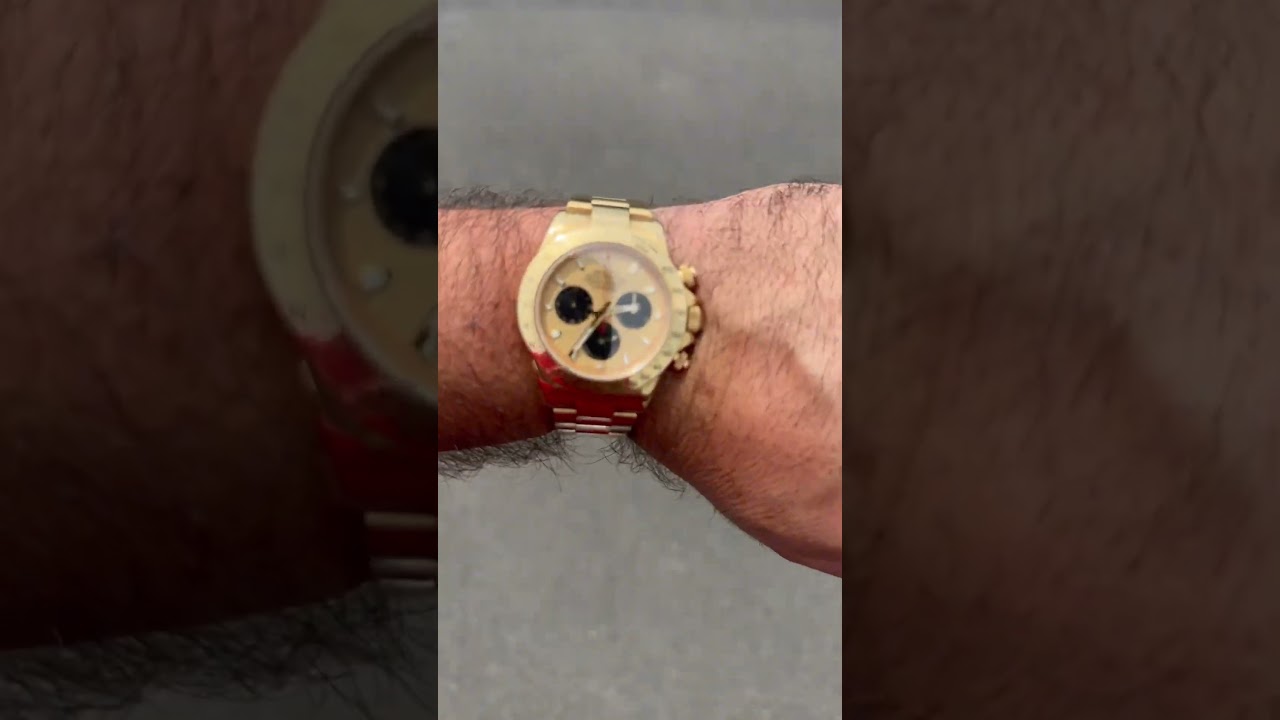 116528 Rolex Daytona with Champagne and red second hand Paul Newman dial ! 