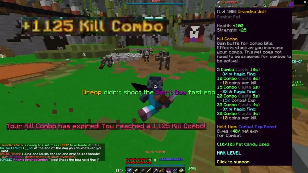 A High Kill Combo (Hypixel Skyblock) - YouTube