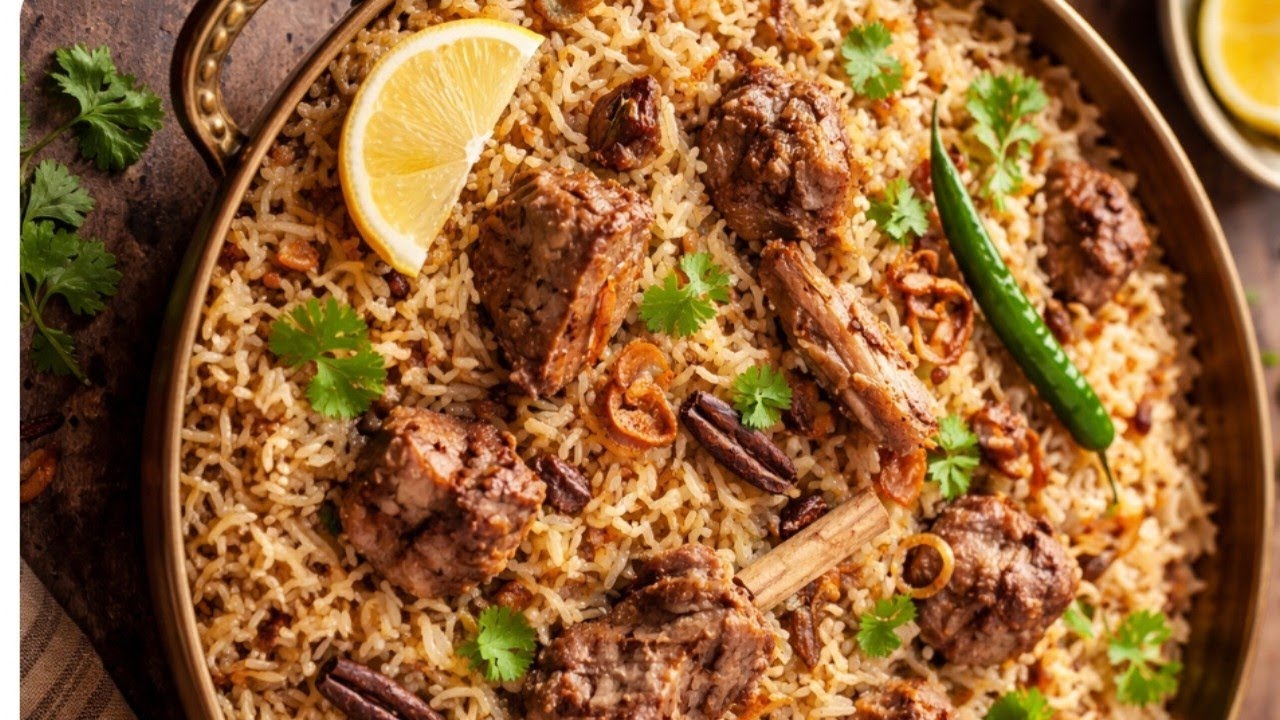 Ramzan special||Kashmiri yakhni pulao||How to cook yakhni briyani||by Arbiya'S Recipe Hub 