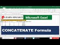 Concatenate Formula in Excel Hindi #excel #access #formulas #functions