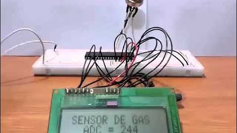 PICC - PIC16F887 + MQ2 Gas Sensor