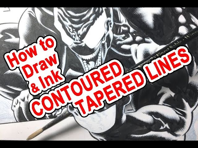 How to ART Tutorial on How to Draw & Ink CONTOUR TAPER