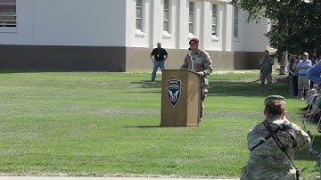 11th Airborne Division Change of Command ceremony