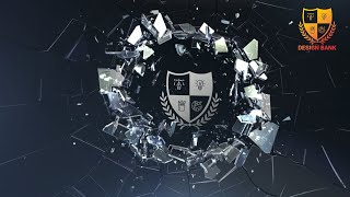 Id - Simple Broken Gl Logo Intro Reveal Animation - Design Bank Logo Animation