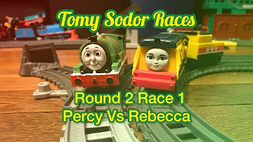 Tomy Sodor Races | Round 2 Race 1 | Percy Vs Rebecca